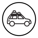 Camping car icon