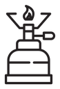 Camping gas icon