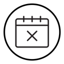 Cancel event icon