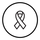Cancer ribbon icon