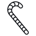 Candy cane 2 icon