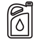 Canister of motor oil icon