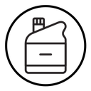 Canister of motor oil icon