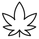 Cannabis leaf icon