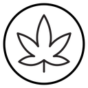 Cannabis leafs icon
