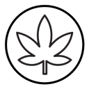 Cannabis leafs icon