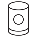 Canned food icon