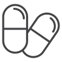 Capsule Black Outline icon