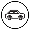 Car Black Outline icon