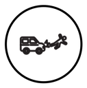 Car accident icon