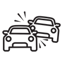 Car accident icon
