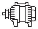 Car alternator icon
