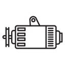 Car alternator icon