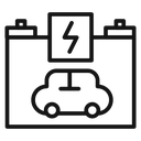 Car battery icon