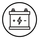 Car battery icon