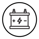 Car battery icon