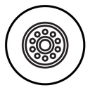 Car bearing (2) icon