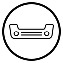 Car bumper 2 icon