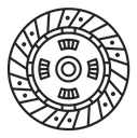 Car clutch icon
