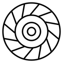 Car clutch icon