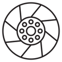Car clutch icon