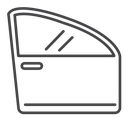 Car Door Window icon