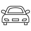 Car front view icon