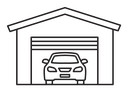 Car garage icon