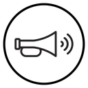 Car horn icon