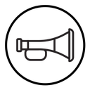 Car horn icon