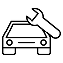 Car mechanic icon