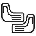 Car mud flap icon