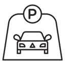 Car parking icon