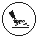 Car pedal icon