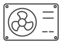 Car radiator icon
