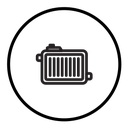 Car radiator icon