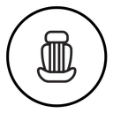 Car seat icon