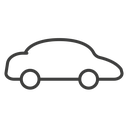 Car side view icon