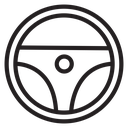 Car Steering wheel icon