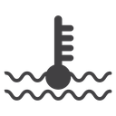 Car temperature icon