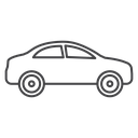 Car Black Outline icon