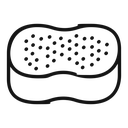 Car wash sponge icon