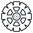 Car wheel 2 icon