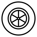 Car wheel 2 icon