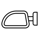 Car wing mirror icon