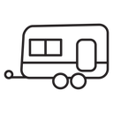Caravan vector icon