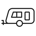 Caravan vector icon