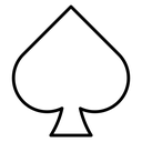 Card-spade icon