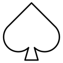 Card-spade icon