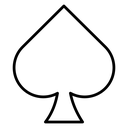 Card-spade icon